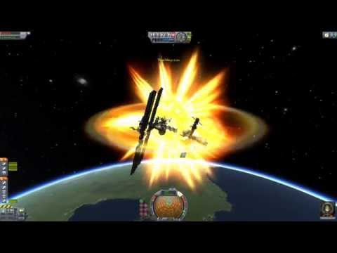 Colliding Things At Orbital Speeds in Kerbal Space Program