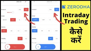 Zerodha Intraday Trading Kaise Kare