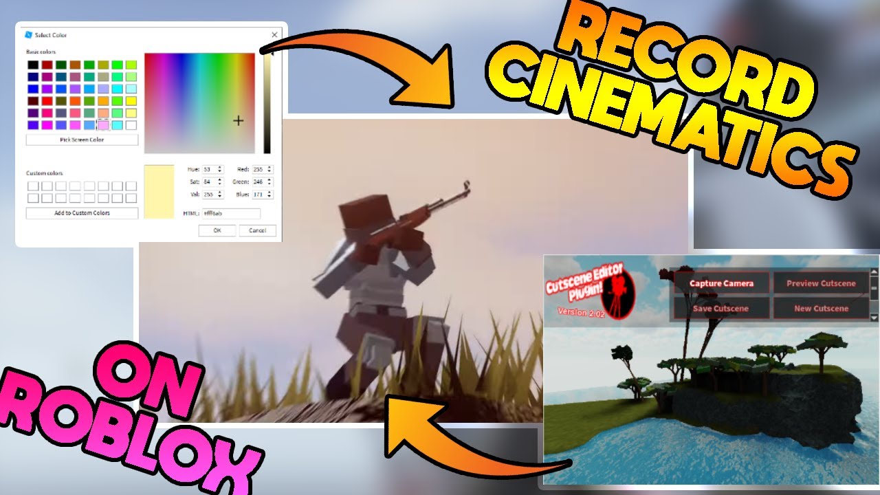 This Is How To Record Cinematics For Any Roblox Game Edit Strucid Phantom Forces More Youtube - cinematic tools for roblox