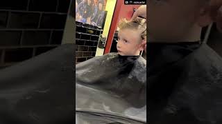 @NickCarter’s son Odin haircut