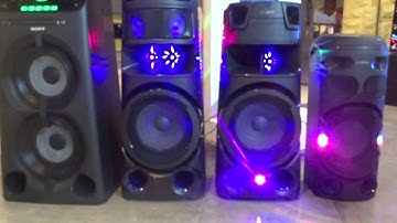 Sony MHC-V43D - V73D - V83D & V90DW One Box Hifi Sound System Technologies First Smart Video by CS