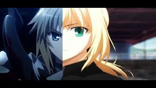 Fate/Apocrypha  saber rojo vs rey de caballeros HD (Sub español)