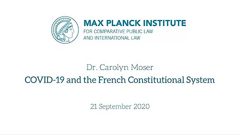 Dr. Carolyn Moser: COVID-19 and the French Constit...