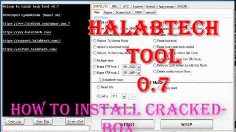 Tool Halabtech Tool-v0.7  FREE.Setup