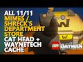 All Mimes Shreck's Department Store Cat Head + Waynetech Cache Lego Batman Legacy of the Dark Knight