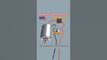 DIY Motor Speed Regulator Circuit #pwm #motorspeedcontroller #diyelectronics