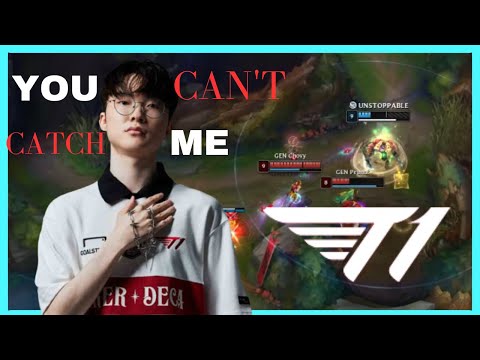 Faker Insane K'Sante Escape || LOL MSI 2023 Game 5