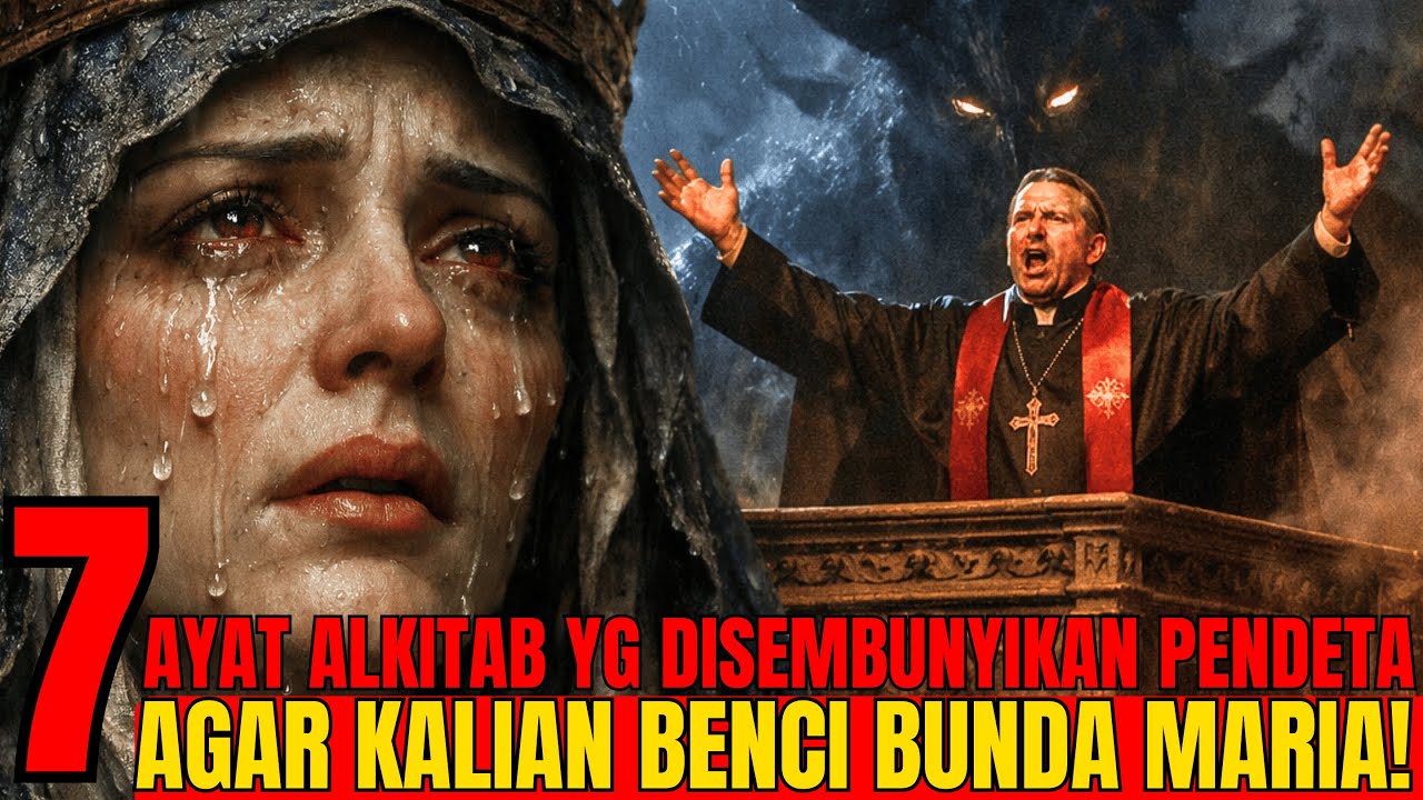 7 AYAT ALKITAB YG SENGAJA DISEMBUNYIKAN PENDETA AGAR KALIAN MEMBENCI BUNDA MARIA!