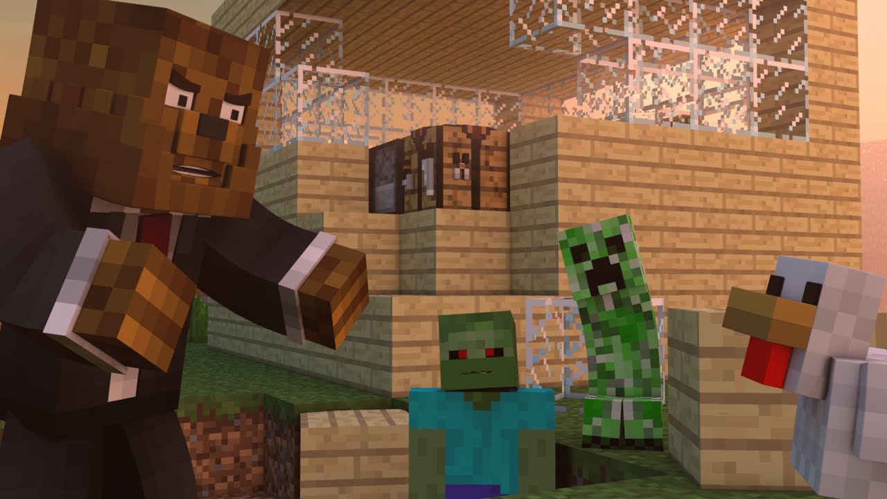 Minecraft Crazy Craft Animation - I HATE MY GIRLFRIEND