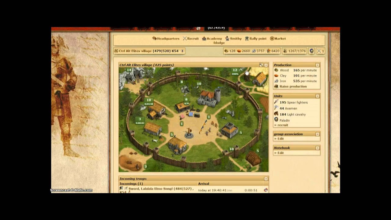 Tribal Wars Speed - How to backtime by Ctrl Alt Elite