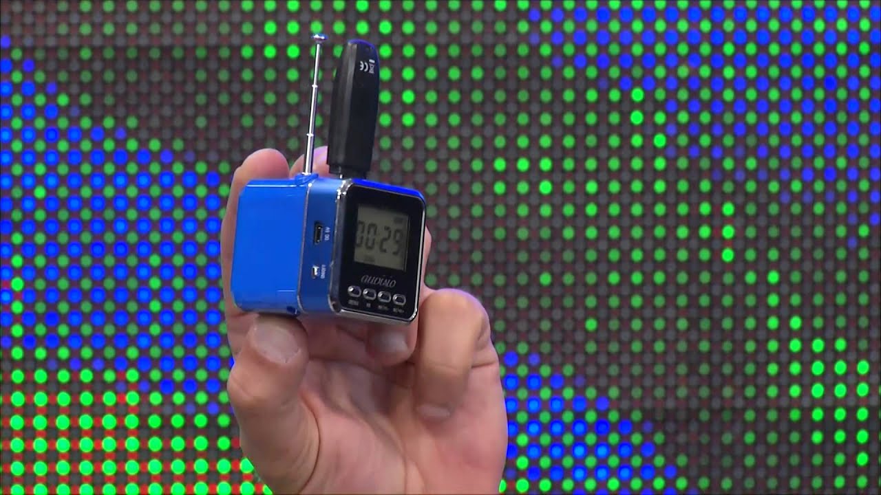 auvisio MiniMP3Station "MPS550.cube" mit integriertem Radio YouTube