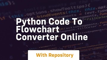 python code to flowchart converter online