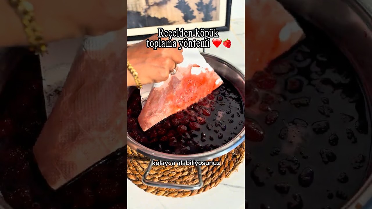 Yıllarca Boşuna Uğraşmışız! Reçel Köpüğünü Tek Hamlede Temizleme Yöntemi 😱 Yıllarca Boşuna Uğraşmışız! Reçel Köpüğünü Tek Hamlede Temizleme Yöntemi 😱
