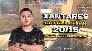 CS2 POV Eternal Fire XANTARES (20/15) vs PARIVISION (Mirage) @ CCT Global Finals 2024