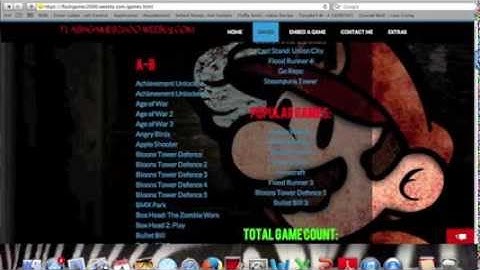 Best Weebly Gaming Site: Flash Games 2600