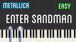Metallica - Enter Sandman Piano Tutorial | Easy