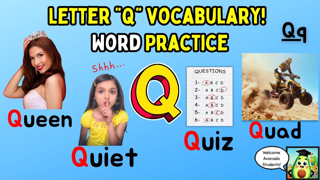 Quick & Quirky! Learn “Q” Words in English | Vocabulary with Pictures