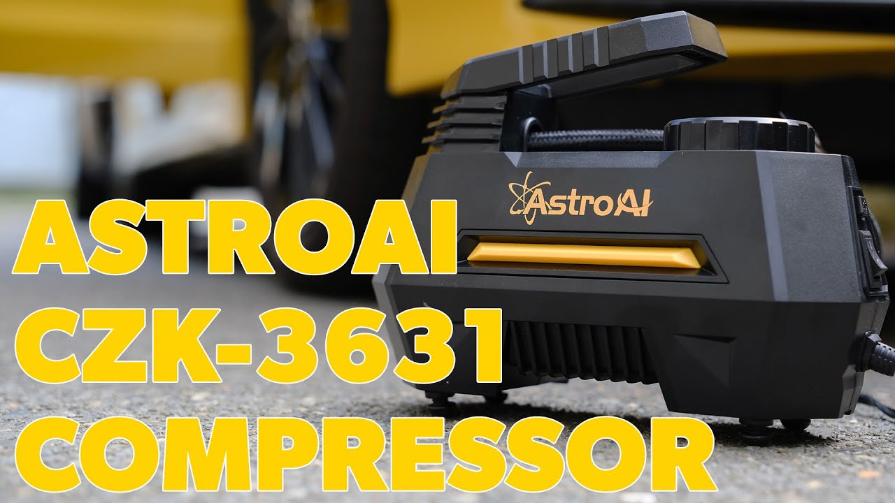 AstroAI 100PSI Luftkompressor Kompressor 12V DC, Tragbare Auto