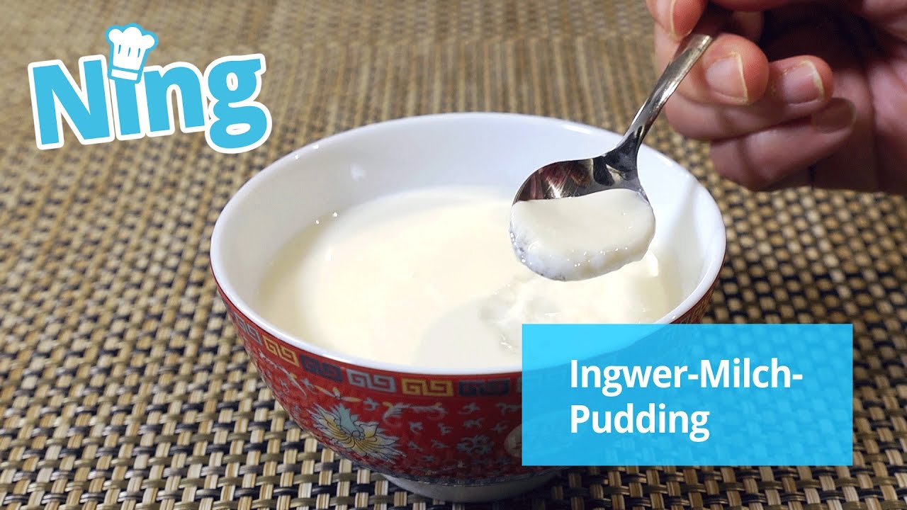 Ein magisches Dessert: Ingwer-Milch-Pudding (veggie) - YouTube