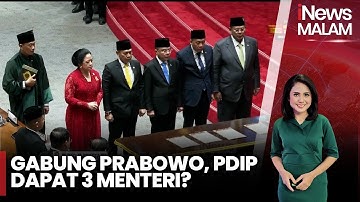 Tiga Nama Kader PDIP Disebut-Sebut Akan Masuk dalam Kabinet Prabowo-Gibran - iNews Malam 04/10