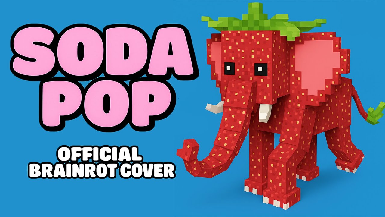 SODA POP x Strawberry Elephant STEAL A BRAINROT | Official Music Video
