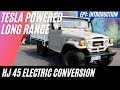 Toyota Tesla LandCruiser HJ45 Electric EV Conversion Restomod Build Introduction