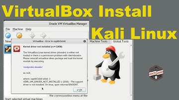Fix : Kernel Driver Not Installed Virtual Box on Kali Linux modprobe vboxdrv