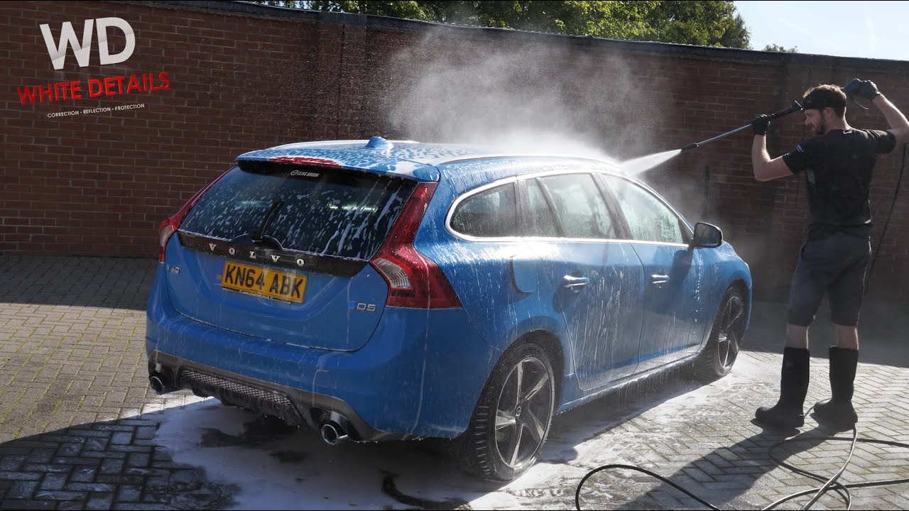 First Wash for the Volvo D5 YouTube