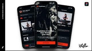 Fitness Personal Trainer App Figma Speed Design | Stellio Graphic & Web Design screenshot 4