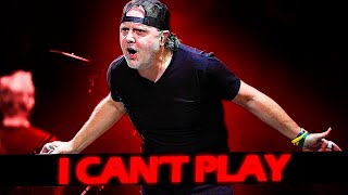 LARS ULRICH HAVING TECHNICAL DIFFICULTIES BUT MANAGING TO KEEP PLAYING LIVE #METALLICA