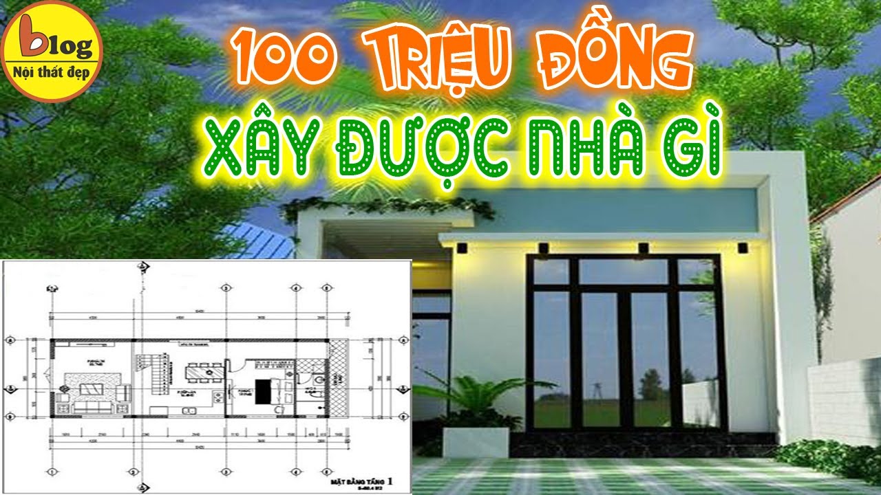 Top 50 mẫu nhà 100 triệu đẹp độc đáo nhất