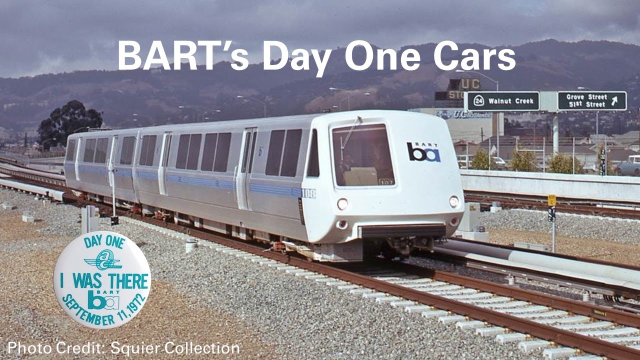 BART's Opening Day Cars 1972 2022 YouTube