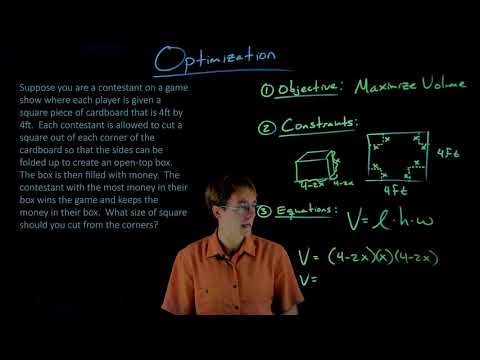 Optimization Box Problem