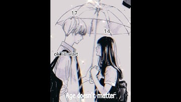 Thumbnail of age doesn't matter/#anime short#love story ❤️💕❤️