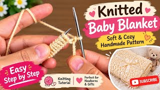 knitted baby Blanket