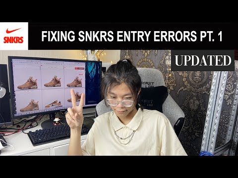 Resolving SNKRS errors! Ultimate Manual SNKRS guide! *LATEST*