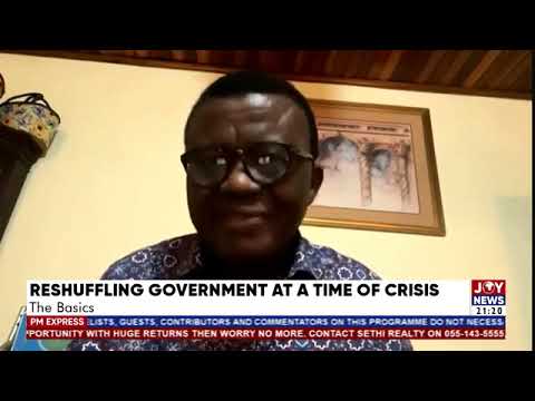 Economic crisis: President should consult on the calls for a reshuffle - Prof. Agyeman-Duah Economic crisis: President should consult on the calls for a reshuffle - Prof. Agyeman-Duah
