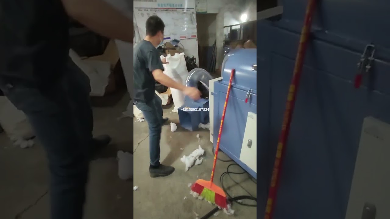 Cushion Filling Machine Ball Fiber Machine Pillow Ball Polyester Fiber Making Balling Machine