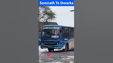 Somnath To Dwarka in GSRTC Ordinary Bus | Gujarat Coastal highway Experience