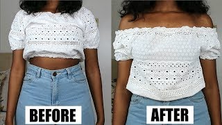 Quick Hack to Keep Your Off-Shoulder Tops in Place