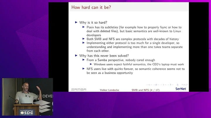 SNIA SDC 2024 - SMB and NFS Compared