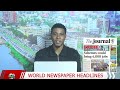 WORLD NEWSPAPER HEADLINE TODAY ON MAJO TELEVISION NETWORK