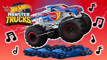 SONG REMIX 🎶 | Challenge Accepted 💥 ft. Monster Truck RACE ACE! | Hot Wheels
