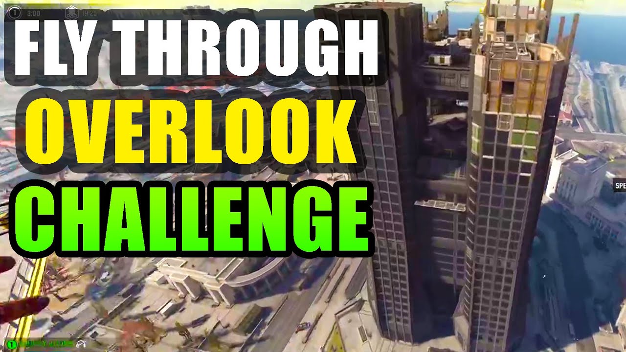 How To Do "Fly Through The Overlooks Upper Skydeck“ Challenge (TR2 Auto Conversion) CoD Toons Event!