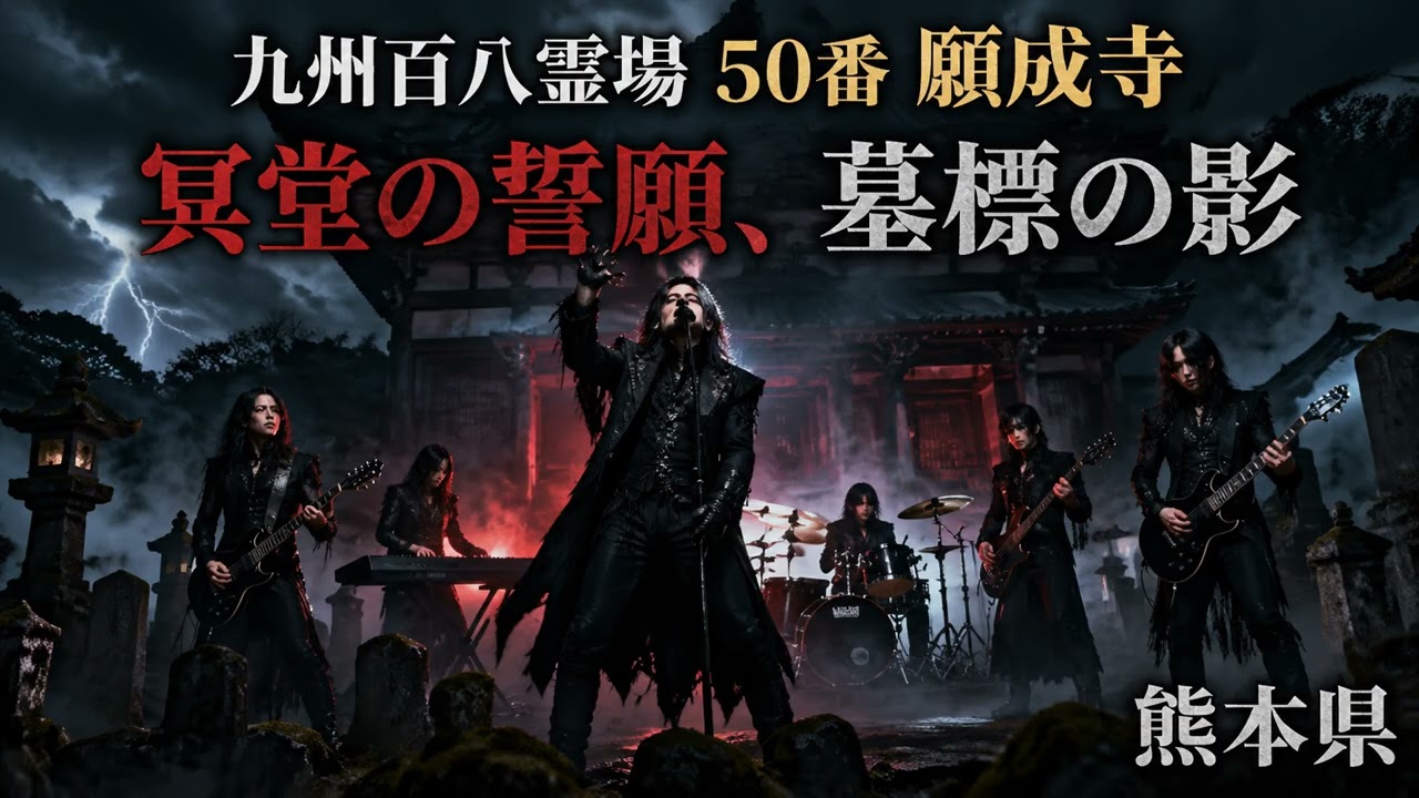 九州百八霊場 50番 / ゴシックメタル】漆黒で神秘と闇の巡礼気分に