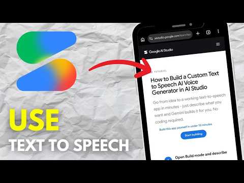 How To Use Google AI Studio For Text To Speech Voice (2026)
