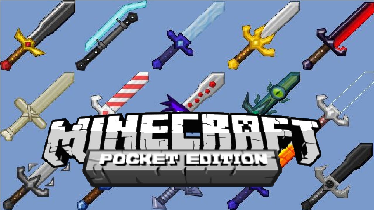 New Swords in Minecraft Pocket Edition (Ultimate Sword Addon That Adds More  Swords!) 