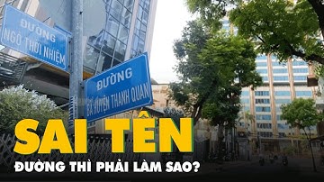 Những tên đường bị sai ở TP.HCM sẽ được chỉnh sửa ra sao?