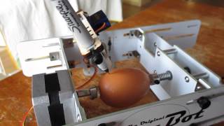 EggBot test - drawing in condensation