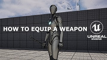How to Equip a weapon in Unreal Engine 5 (easy)